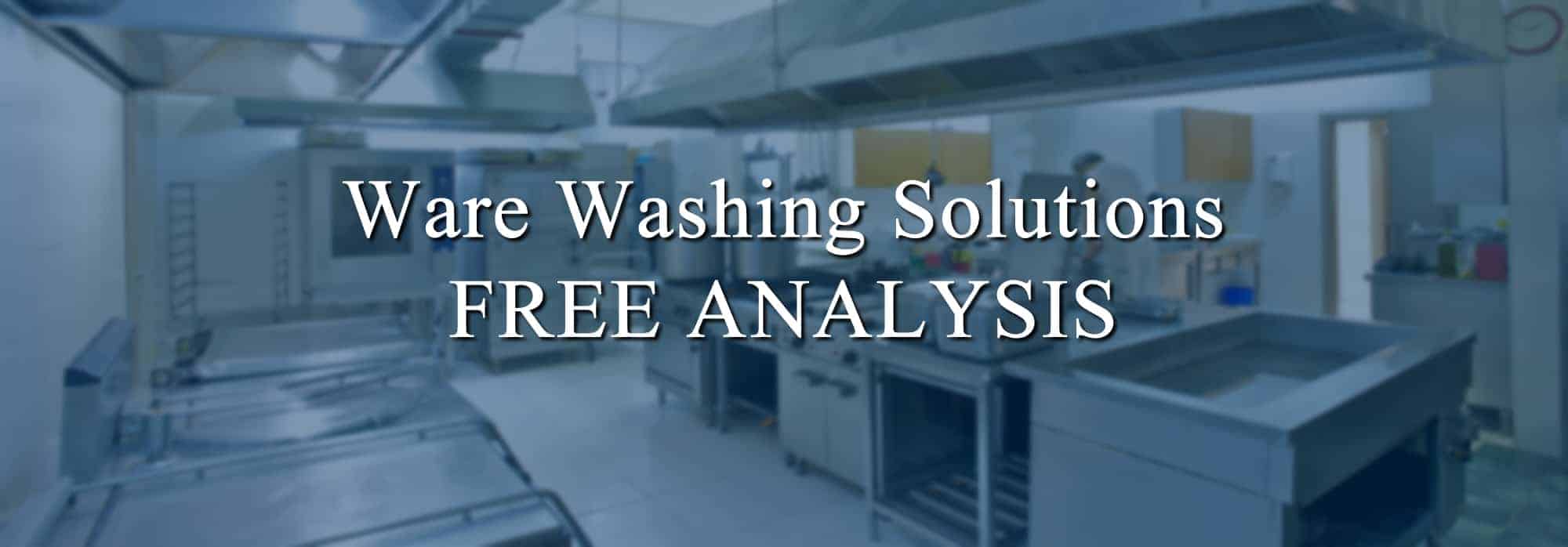 offers a free analysis of your warewashing program